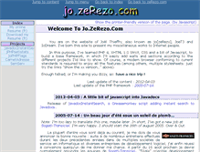 Tablet Screenshot of jo.zerezo.com