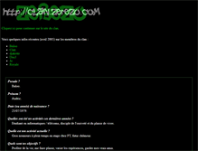 Tablet Screenshot of clan.zerezo.com